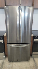 LRFNS2200D - REFRIGERATORS - LG - French 3-Door - Black Stainless - Open Box - BonPrix Électroménagers