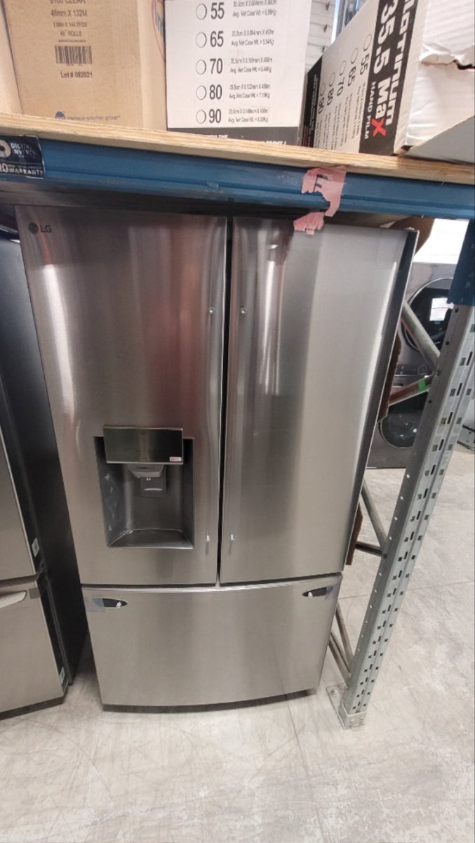 LRFS28XBS - REFRIGERATORS - LG - French 3-Door - Stainless Steel - Open Box - BonPrix Électroménagers