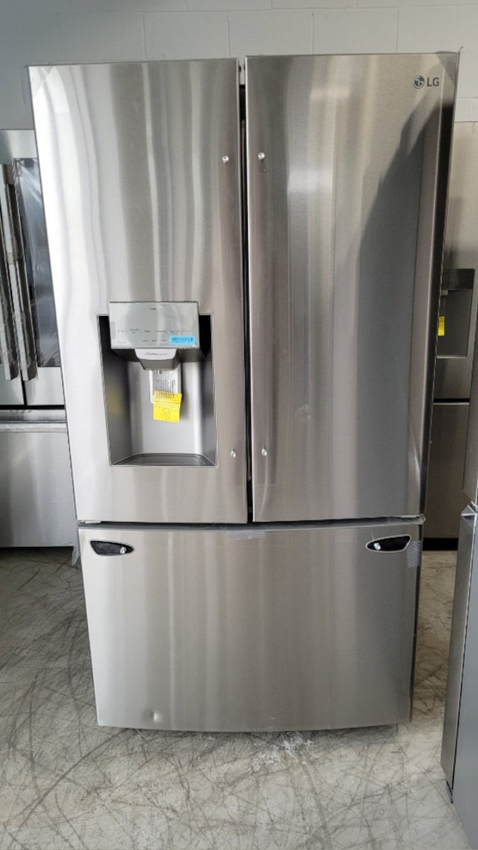 LRFS28XBS - REFRIGERATORS - LG - French 3 - Door - Stainless Steel - Open Box - BonPrix Électroménagers