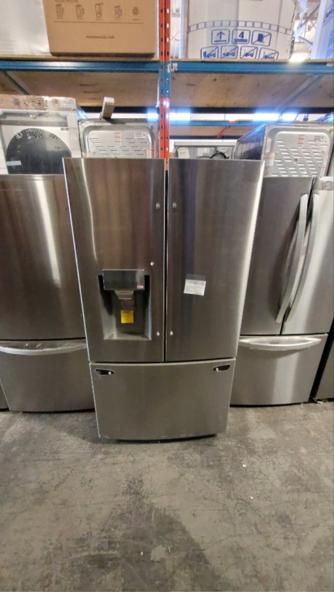 LRFS28XBS - REFRIGERATORS - LG - French 3 - Door - Stainless Steel - Open Box - BonPrix Électroménagers