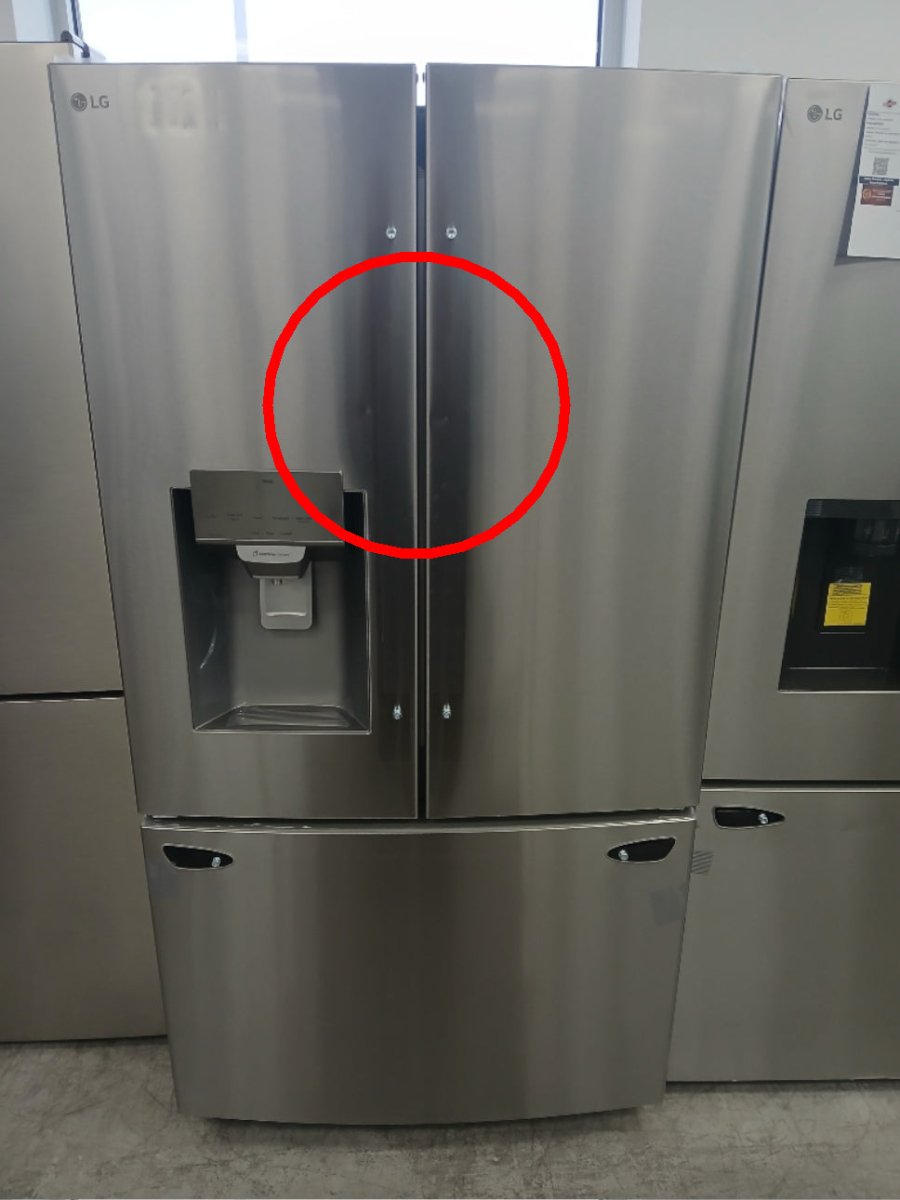 LRFS28XBS - REFRIGERATORS - LG - French 3 - Door - Stainless Steel - Open Box - BonPrix Électroménagers