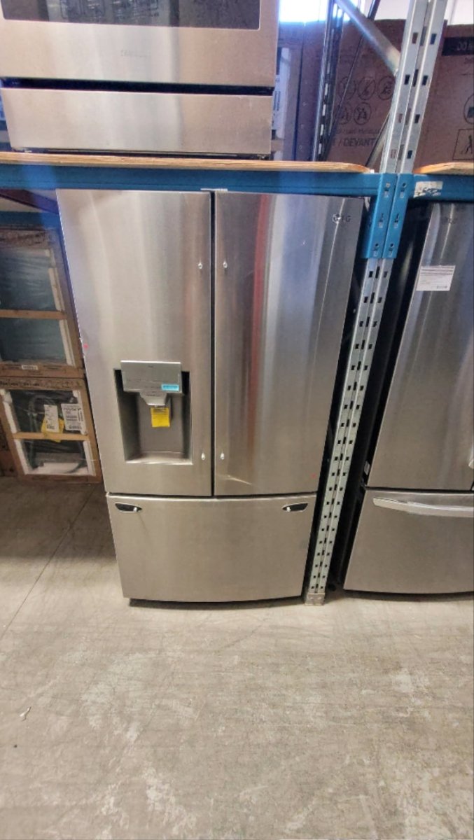 LRFS28XBS - REFRIGERATORS - LG - French 3 - Door - Stainless Steel - Open Box - BonPrix Électroménagers