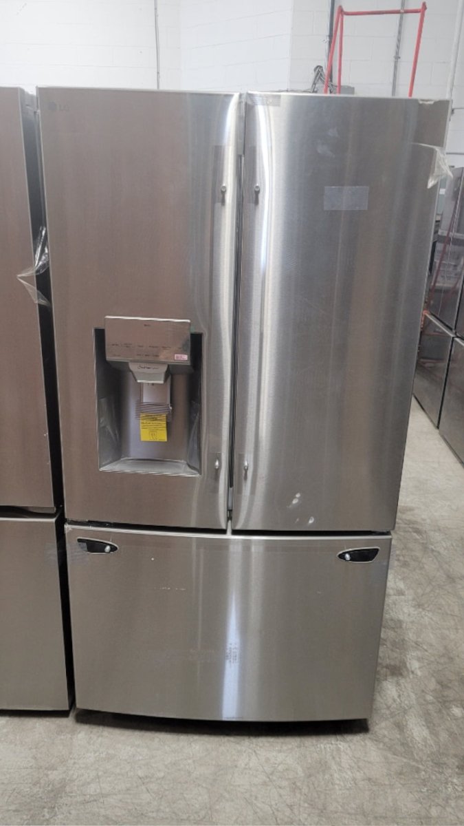 LRFS28XBS - REFRIGERATORS - LG - French 3 - Door - Stainless Steel - Open Box - BonPrix Électroménagers