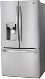 LRFS28XBS - REFRIGERATORS - LG - French 3 - Door - Stainless Steel - Open Box - BonPrix Électroménagers