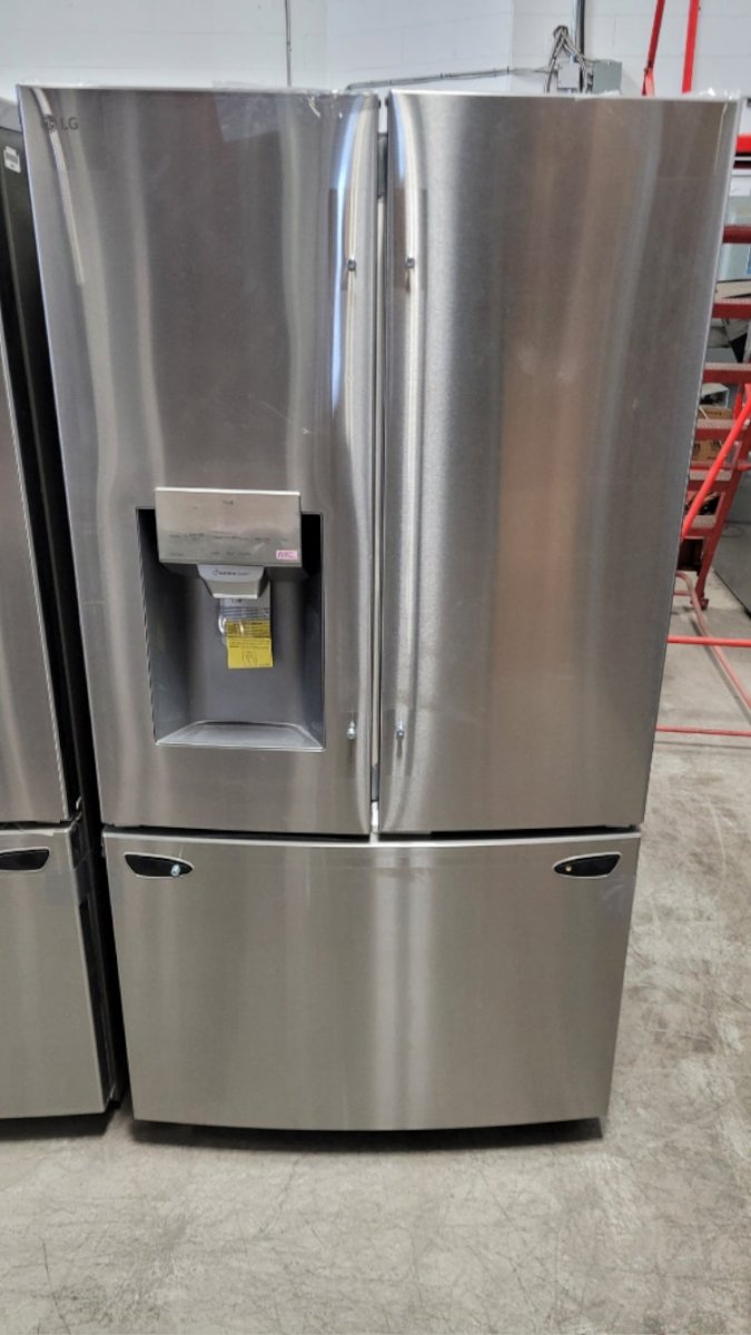 LRFS28XBS - REFRIGERATORS - LG - French 3-Door - Stainless Steel - Open Box - BonPrix Électroménagers