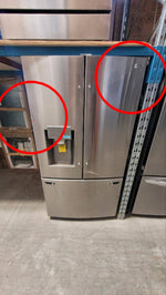 LRFS28XBS - REFRIGERATORS - LG - French 3 - Door - Stainless Steel - Open Box - BonPrix Électroménagers