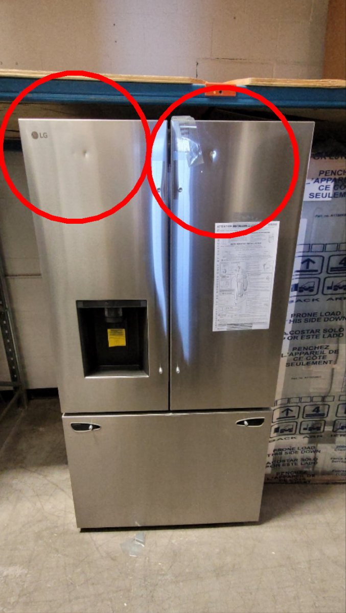 LRFXS3106S - REFRIGERATORS - LG - French 3 - Door - Stainless Steel - Open Box - BonPrix Électroménagers