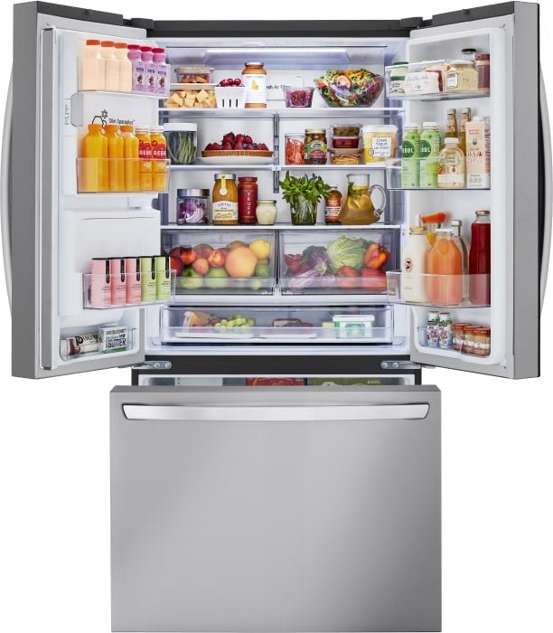 LRFXS3106S - REFRIGERATORS - LG - French 3 - Door - Stainless Steel - Open Box - BonPrix Électroménagers
