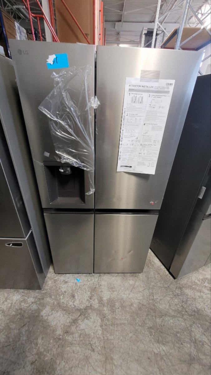 LS29S3230V - REFRIGERATORS - LG - Side by side - Platinum - Open Box - BonPrix Électroménagers