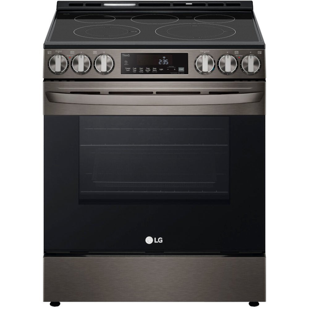 LSEL6333D - RANGES - LG - Electric - Black Stainless - Open Box - BonPrix Électroménagers