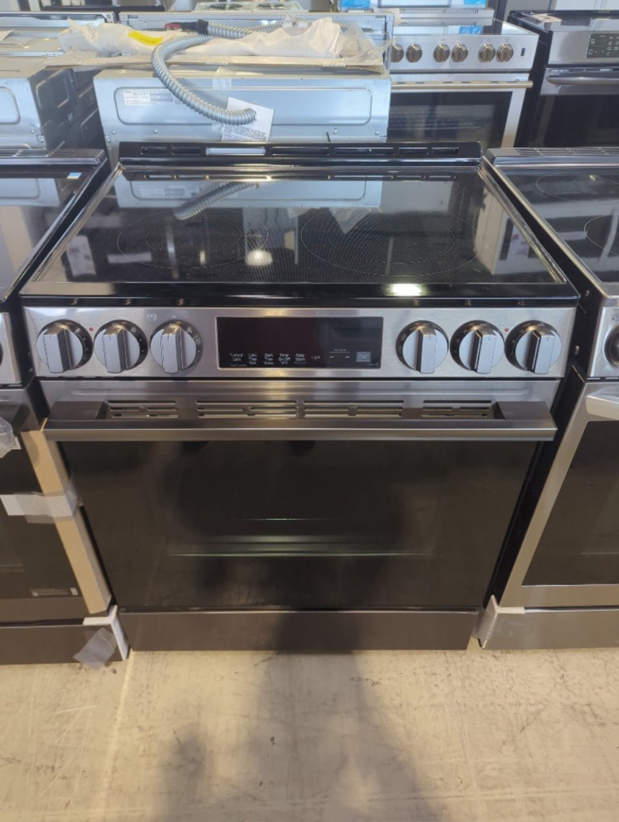 LSEL6333ZE - RANGES - LG - Electric - Black Stainless - Open Box - BonPrix Électroménagers