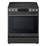 LSEL6335ZE - RANGES - LG - Electric - Black Stainless - Open Box - BonPrix Électroménagers