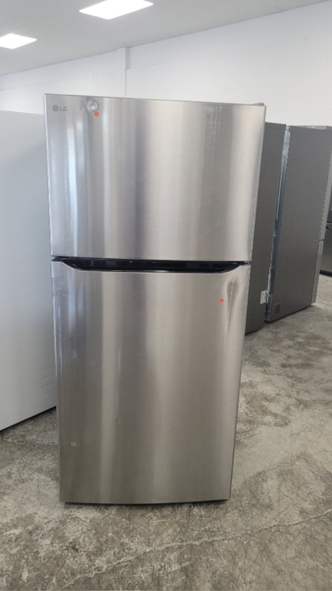 LTCS20020S - REFRIGERATORS - LG - Top Freezer - Stainless Steel - Open Box - BonPrix Électroménagers