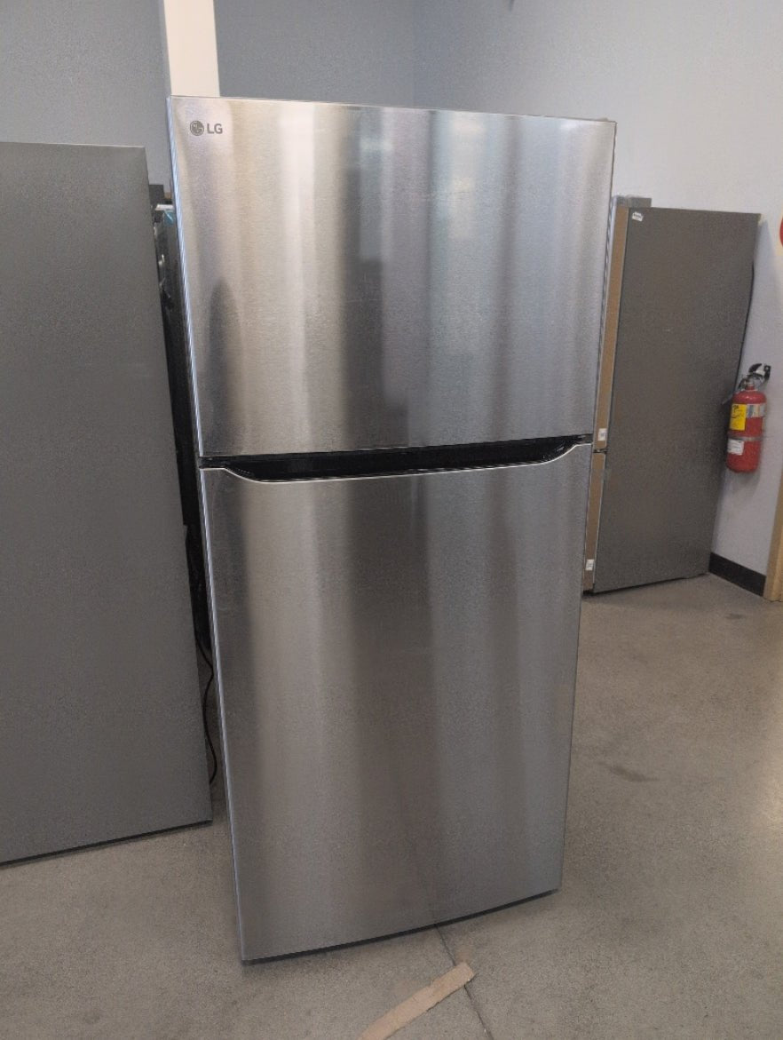 LTCS20020S - REFRIGERATORS - LG - Top Freezer - Stainless Steel - Open Box - BonPrix Électroménagers