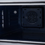 Massimo 30 Inch French Door Electric range, 5 radiant burners, 4.32 cf. True Convection oven, Air fryer kit, Black - BonPrix Électroménagers