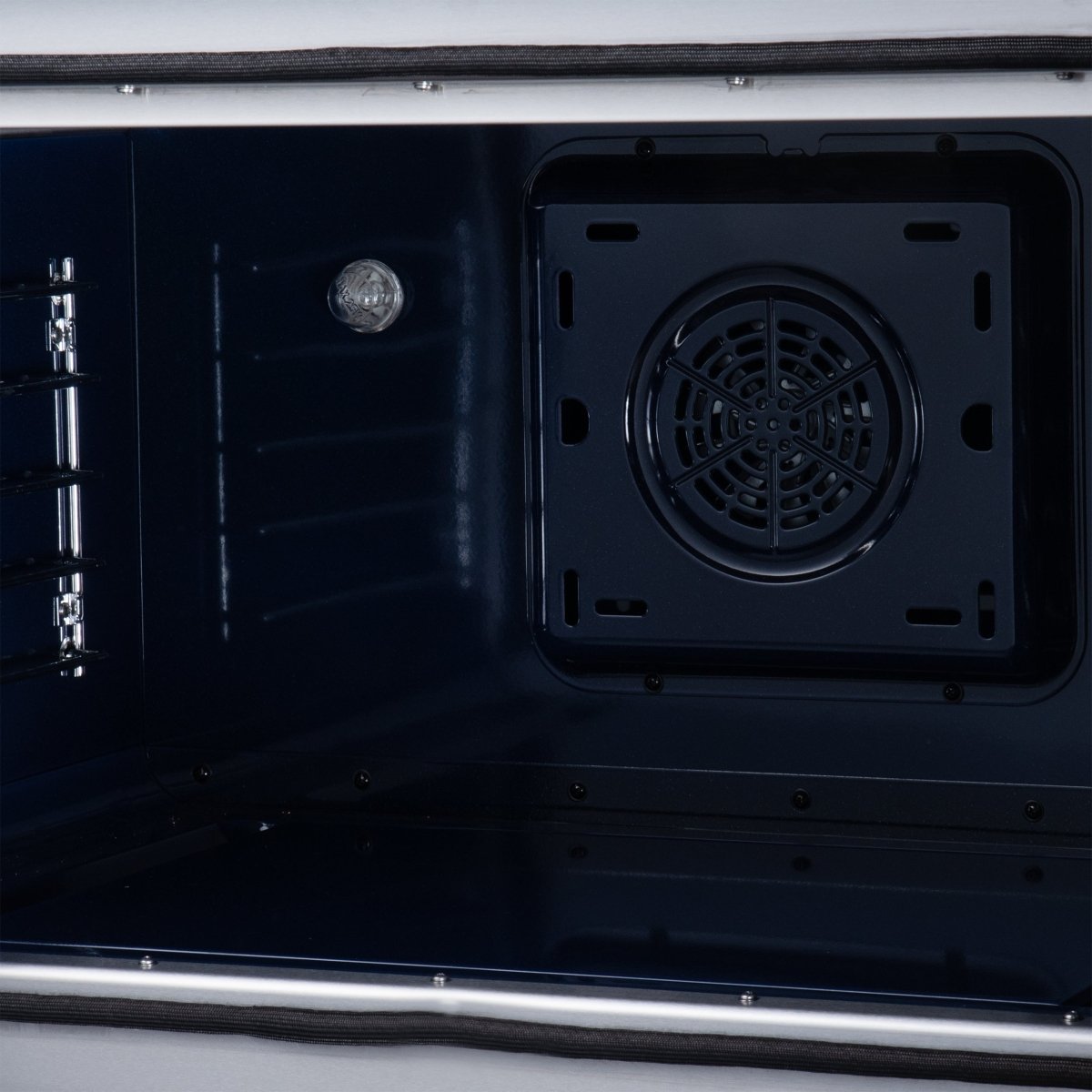 Massimo 30 Inch French Door Electric range, 5 radiant burners, 4.32 cf. True Convection oven, Air fryer kit, Black - BonPrix Électroménagers