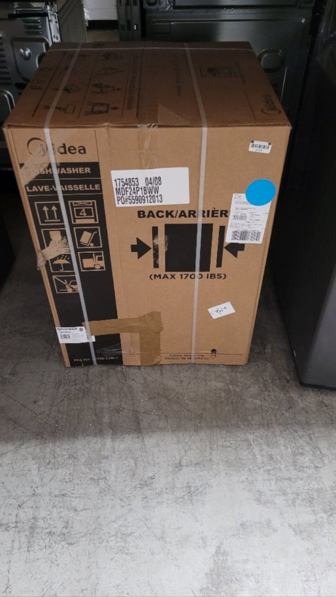 MDF24P1BST - DISHWASHERS - Midea - Front Controls - Stainless Steel - Open Box - BonPrix Électroménagers