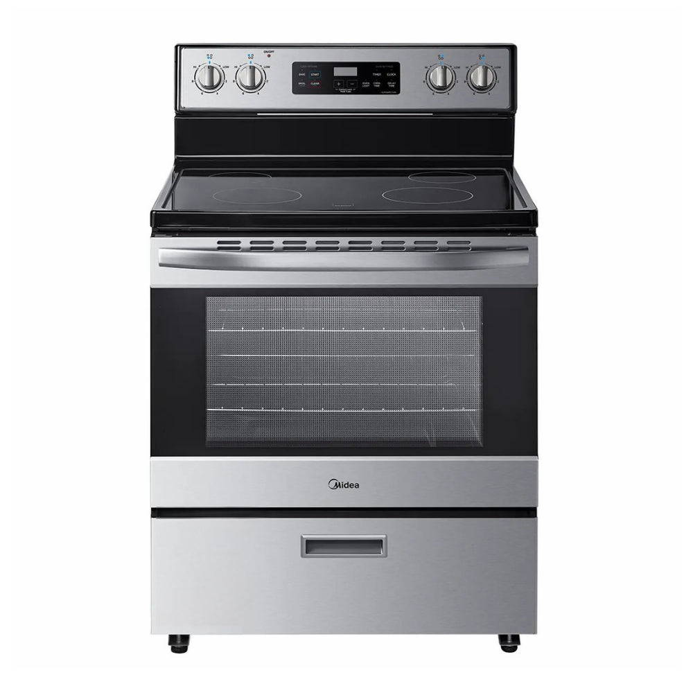 MER30B12ASSC - RANGES - Midea - Electric - Stainless Steel - Open Box - BonPrix Électroménagers