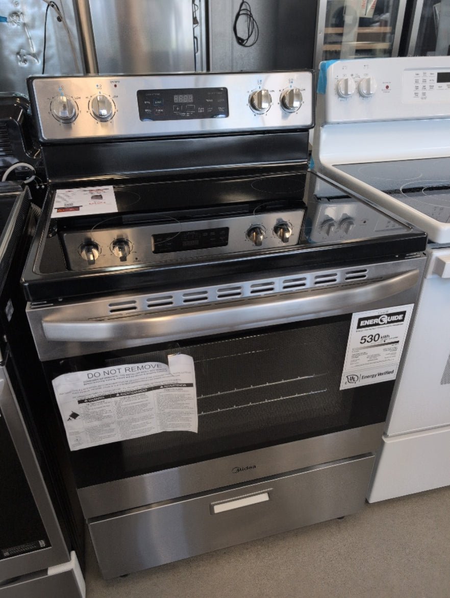 MER30B12ASSC - RANGES - Midea - Electric - Stainless Steel - Open Box - BonPrix Électroménagers