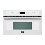 Oliena Espresso White 30 Inch 1750 Watt Compact Oven & 1000 Watt Microwave, 1.6 cu. ft. - BonPrix Électroménagers