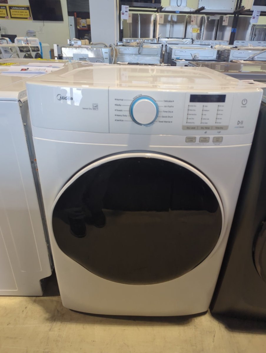 MLE52N5AWW - DRYERS - Midea - Electric - White - Open Box - BonPrix Électroménagers