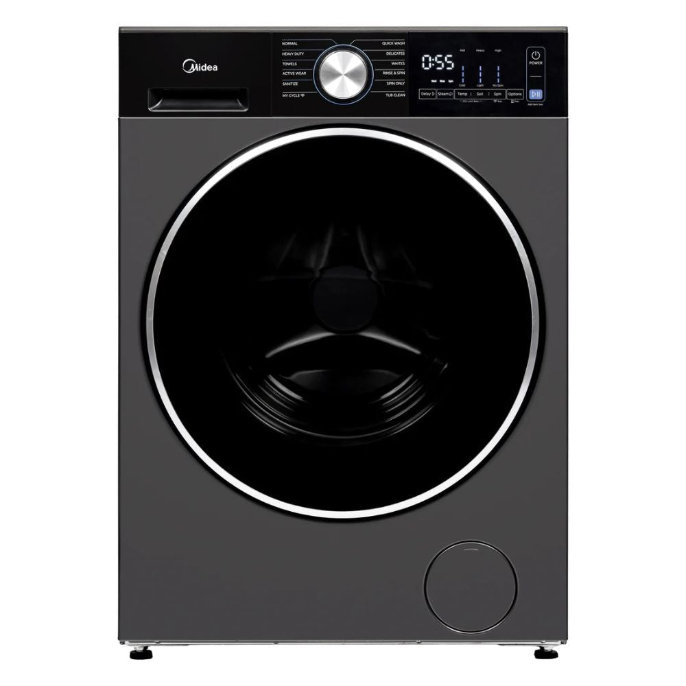 MLHW31S2BBG - WASHERS - Midea - Front Loading - Graphite Steel - Open Box - BonPrix Électroménagers