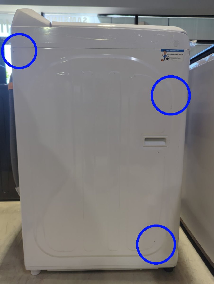 MLTW47A5BWW - WASHERS - Midea - Top Loading - White - Open Box - BonPrix Électroménagers