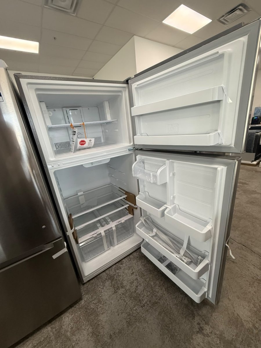 MRT18B2ASL - REFRIGERATORS - Midea - Top Freezer - Stainless Steel - Open Box - BonPrix Électroménagers