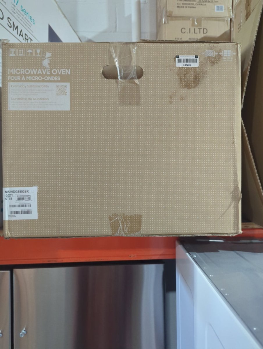 MS19DG8500SR - MICROWAVES OVENS - Samsung - Countertop - Stainless Steel - Open Box - BonPrix Électroménagers