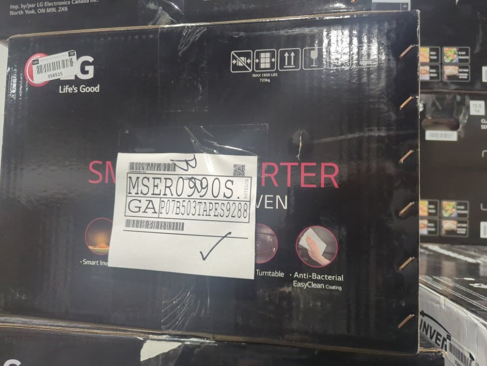 MSER0990S - MICROWAVES OVENS - LG - Countertop - Stainless Steel - Open Box - BonPrix Électroménagers