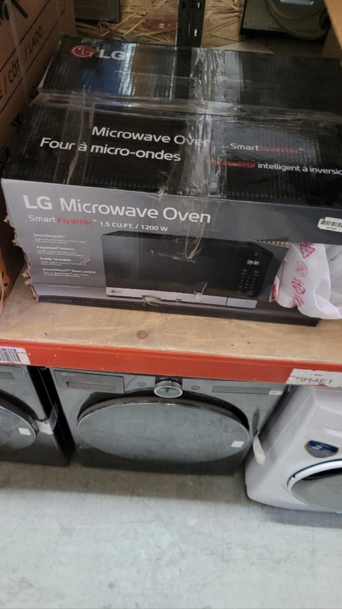 MSER1590S - MICROWAVES OVENS - LG - Countertop - Stainless Steel - Open Box - BonPrix Électroménagers