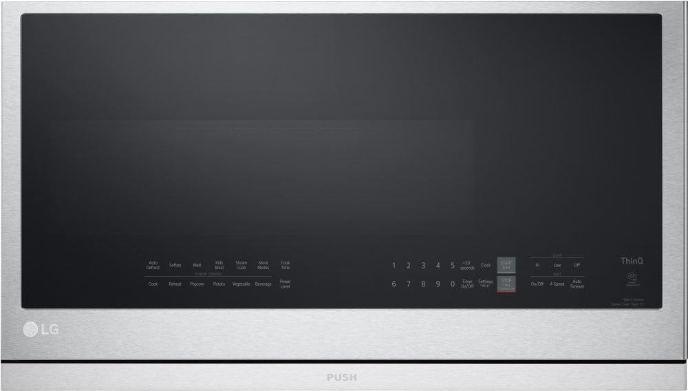 MVEL2137F - MICROWAVES OVENS - LG - Over - The - Range - Stainless Steel - Open Box - BonPrix Électroménagers