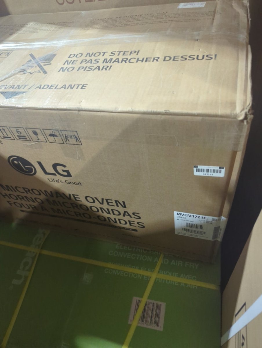 MVEM1721F - MICROWAVES OVENS - LG - Over-The-Range - Stainless Steel - Open Box - BonPrix Électroménagers