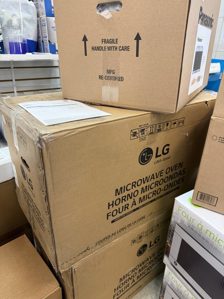 MVEM1721F - MICROWAVES OVENS - LG - Over - The - Range - Stainless Steel - Open Box - BonPrix Électroménagers