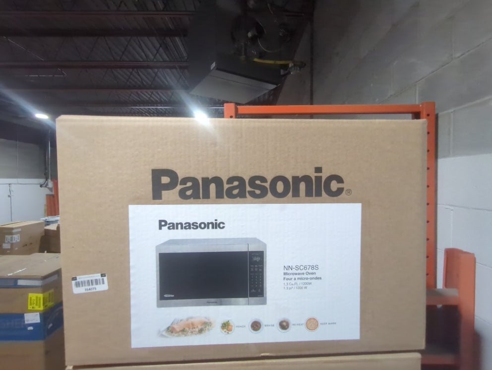 NNSC678CC - MICROWAVES OVENS - Panasonic - Countertop - Stainless Steel - Open Box - BonPrix Électroménagers