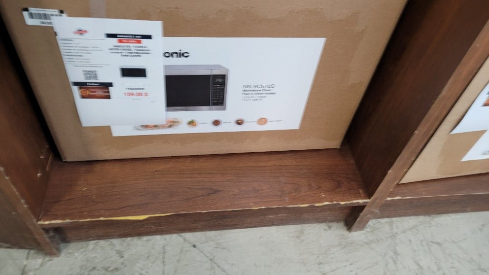 NNSC678S - MICROWAVES OVENS - Panasonic - Countertop - Stainless Steel - Open Box - BonPrix Électroménagers