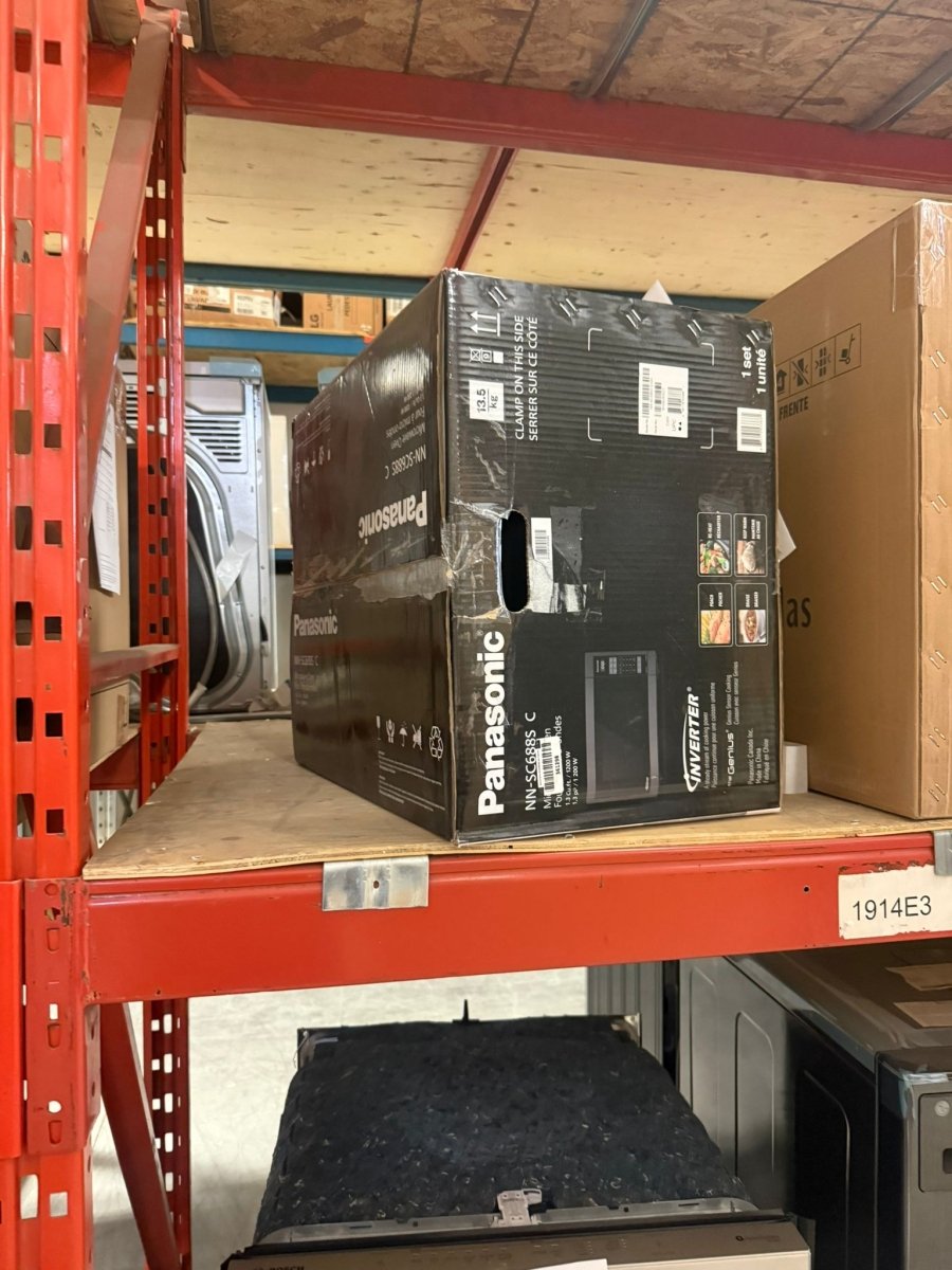 NNSC688SC - MICROWAVES OVENS - Panasonic - Countertop - Black Stainless - Open Box - BonPrix Électroménagers