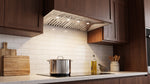 Forno Altilia 36-Inch Insert Range Hood, Stainless Steel, LED Lighting, Baffle Filters