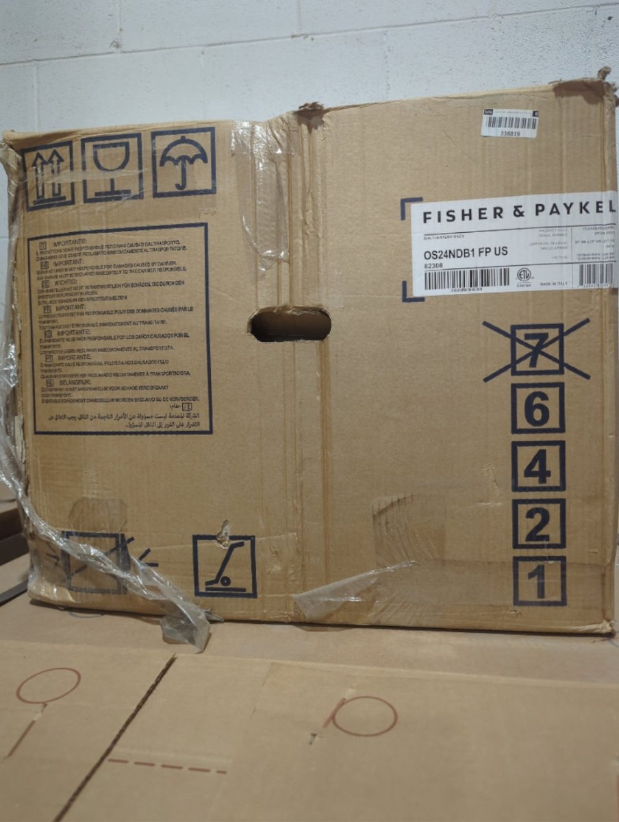 OS24NDB1 - WALL OVENS - Fisher & Paykel - Single Oven - Black - Open Box - BonPrix Électroménagers