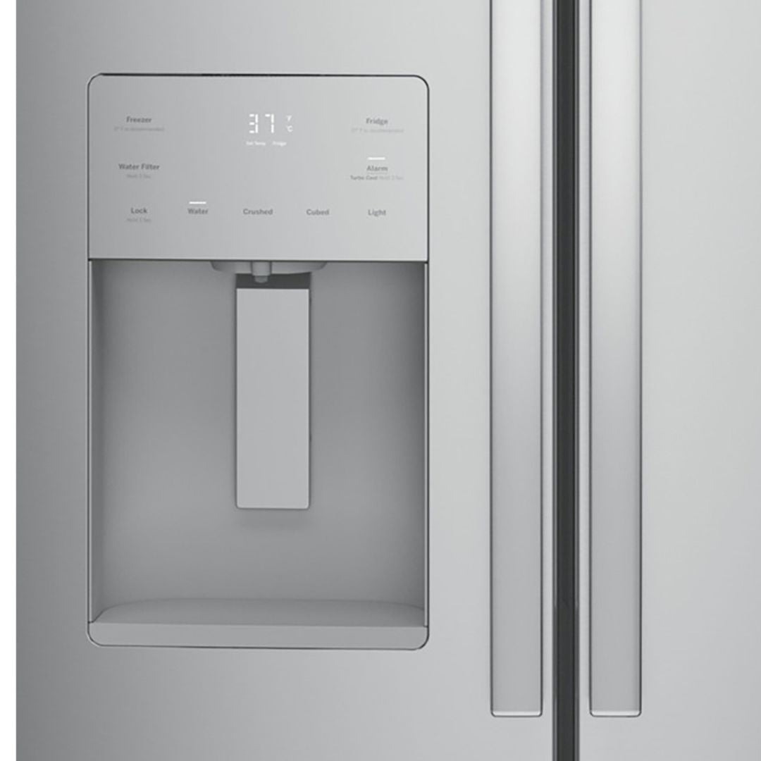 PFE24HYRCFS - REFRIGERATORS - GE Profile - French 3 - Door - Stainless Steel - Open Box - BonPrix Électroménagers