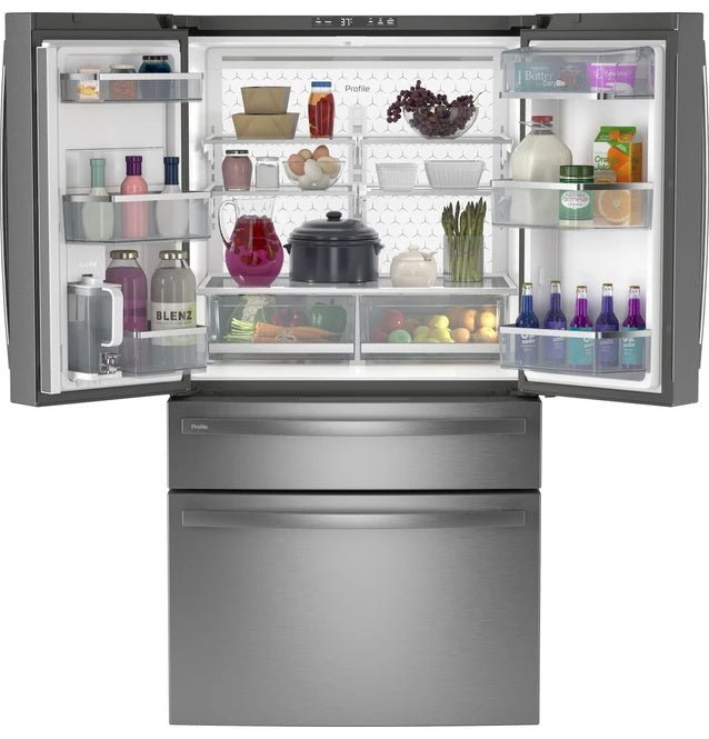 PGE29BYTFS - REFRIGERATORS - GE Profile - French 4-Door - Stainless Steel - Open Box - BonPrix Électroménagers