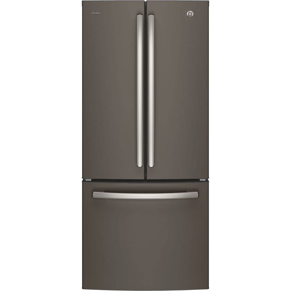 PNE21NMLKES - REFRIGERATORS - GE Profile - French 3 - Door - Grey - Open Box - BonPrix Électroménagers