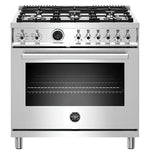 PROF366DFSXT - RANGES - BERTAZZONI - Dual Fuel - Stainless Steel - Open Box - BonPrix Électroménagers