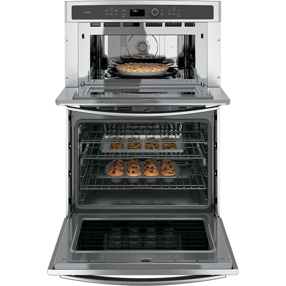 PT7800SHSS - WALL OVENS - GE Profile - Combination Oven - Stainless Steel - Open Box - BonPrix Électroménagers