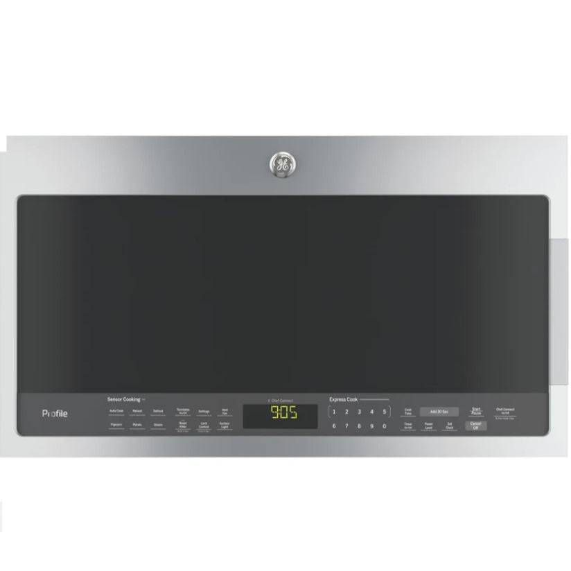 PVM2188SJC - MICROWAVES OVENS - GE Profile - Over - The - Range - Stainless Steel - Open Box - BonPrix Électroménagers