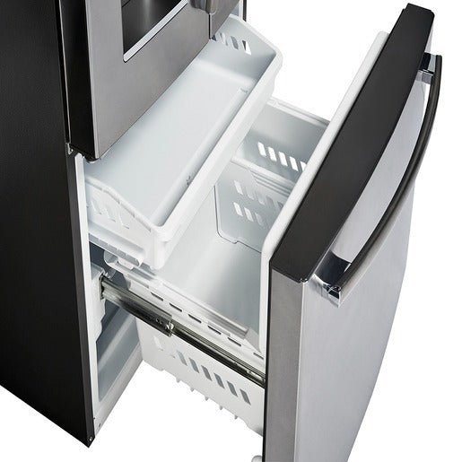 PYE18HYRCFS - REFRIGERATORS - GE - French 3 - Door - Stainless Steel - Open Box - BonPrix Électroménagers