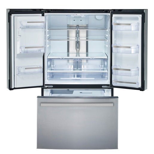 PYE18HYRCFS - REFRIGERATORS - GE - French 3 - Door - Stainless Steel - Open Box - BonPrix Électroménagers