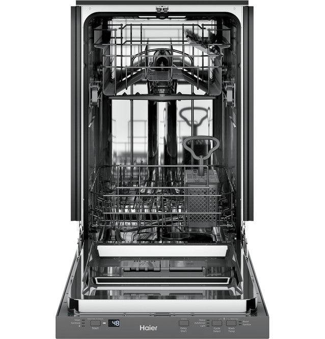QDT125SSLSS - DISHWASHERS - Haier - Top Controls - Stainless Steel - Open Box - BonPrix Électroménagers