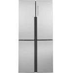 QHE16HYPFS - REFRIGERATORS - Haier - French 4 - Door - Stainless Steel - Open Box - BonPrix Électroménagers