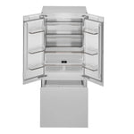 REF36FDBZPNV - REFRIGERATORS - Bertazzoni - French 3-Door - Panel Ready - Open Box - BonPrix Électroménagers